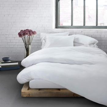 Calvin Klein SleekCotton Duvet Cover – Single 140x200 cm (White)