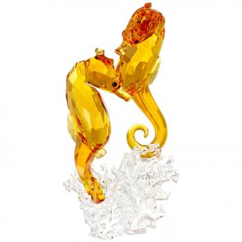 Swarovski Marine Seahorse Duo Statues