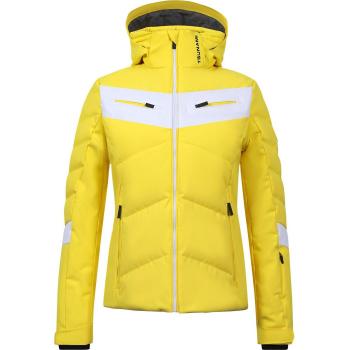 Chaqueta de mujer Tsunami Vermont amarilla con capucha