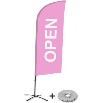 Drapeau de Plage avec Base en Croix
