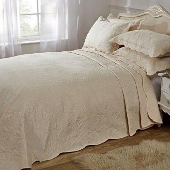 Athena Embossed Poly-Cream Bedding Ensemble – Single