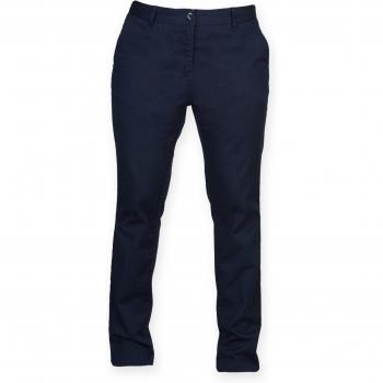 Stretch-Chino für Damen von Front Row in Blau (M)