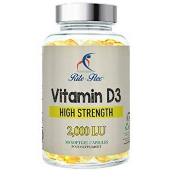 Rite-Flex Integratore Vitamina D3 2000 UI 365 Soft gel