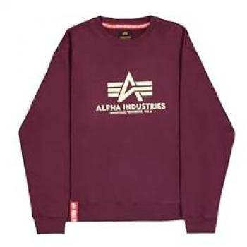Alpha Basic Dark Cherry Men's 2XL Pullover