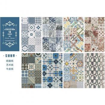 Retro Explorer Planner Backgrounds Set