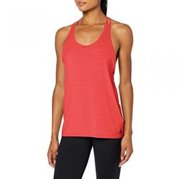 Reebok Damen OS AC kurzärmiges T-Shirt – Rebellenrot XS