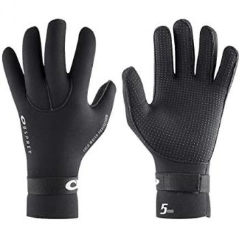 Osprey 5mm Neo‑Stretch Wetsuit Glove with Adjustable Waist Strap – Black, Adult, Multiple Sizes