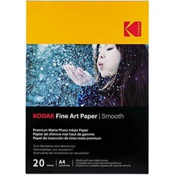 Kodak 20 Sheets A4 Matte Photo Paper 230g/m² for Inkjet Printing