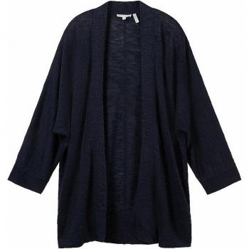 TOM TAILOR Damen Cardigan, LENZING™ ECOVERO™, Blau, XS