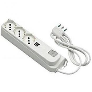 Fanton 3-fach Steckdose mit USB-Ladeports