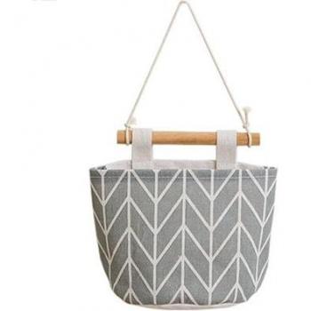 Wall-Hang Fabric Storage Bag for Cosmetics and Toys