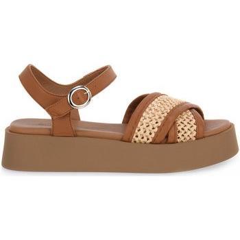 Frau Sandaler Rafia Macrame Ecru