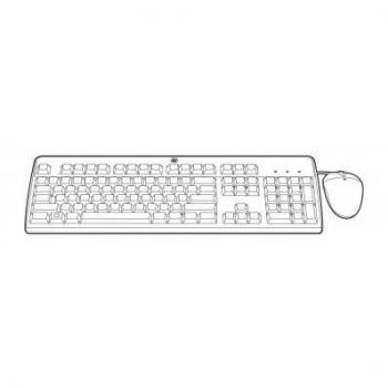 Hewlett Packard Enterprise DE-tangentbords-/muspaket USB BFR