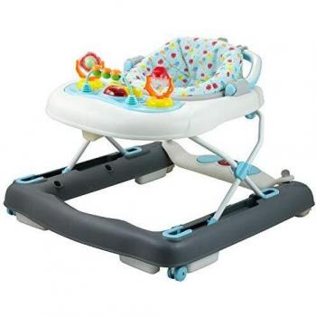 Bieco Baby-Lauflernhilfe 3-in-1 – Höhenverstellbarer Walker mit Spielzentrum und Musik