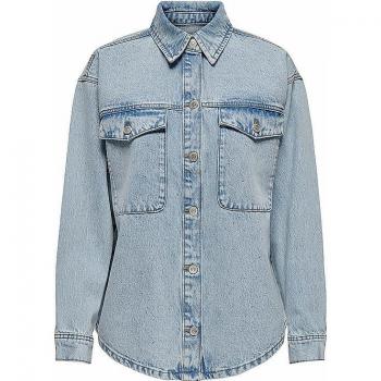 ONLY Jeansbluse ONLMERCURY Damen S hellblau