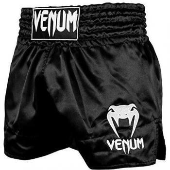 Venum Muay Thai XXL Shorts – Schwarz & Weiß, Ideal für Kampfsport