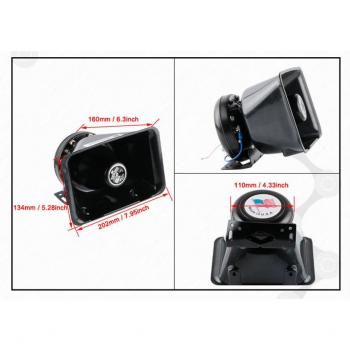 12V 200W Bluetooth Siren Speaker for Police and Fire Trucks