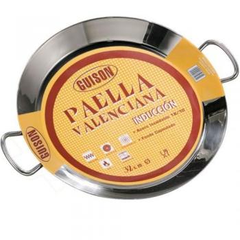 Guisón Paella 28 cm Inducción, Acero Inoxidable 18/10