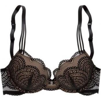Lascana Sujetador Push Up Negro