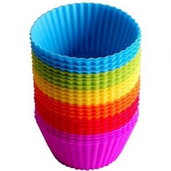 Baked Goods Rainbow Mold Kit – 24 Silica Cups
