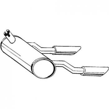 Silenciador Trasero Modelo 185-582 de BOSAL