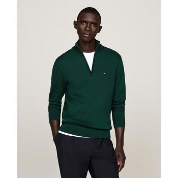 Tommy Hilfiger Herren Pullover Essential MW0MW37331 in Grün