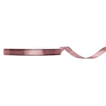 RUBAN SATIN DOUBLE FACE 6MMX25M VIEUX ROSE FONCÉ