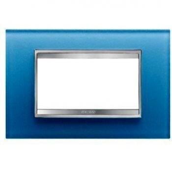 Placca Chorus 4P Gewiss Acquamarina