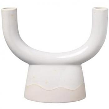 Bougeoir U-shape Blanc-beige Winter Glow Villeroy & Boch