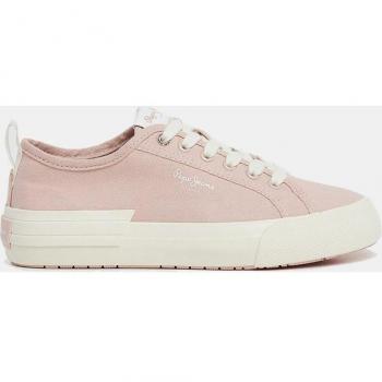 Pepe Jeans Allen Band Sneaker, Pink/White, Women’s 36