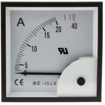 RS‑Pro AC Amperemeter 90° 0–40 A Automatisierung