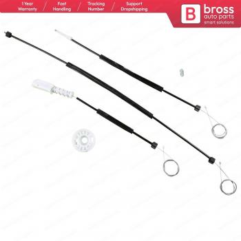 Bross Auto Parts BWR670 Power Window Regulator Kit Front Right VW Beetle Cabriolet 2003