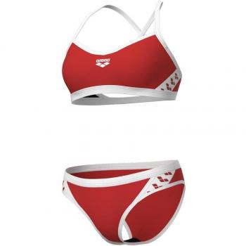 Arena Icons Badeanzug für Frauen in Rot