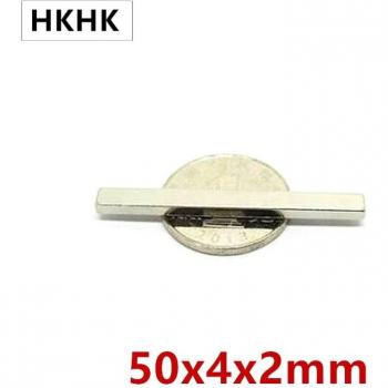 Imán de Neodimio 50x4x2mm Ultra Fuerte