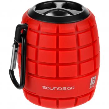 COSMO S2G Sound2Go – Roter Outdoor‑Bluetooth‑Speaker mit Mikrofon und SD‑Karte