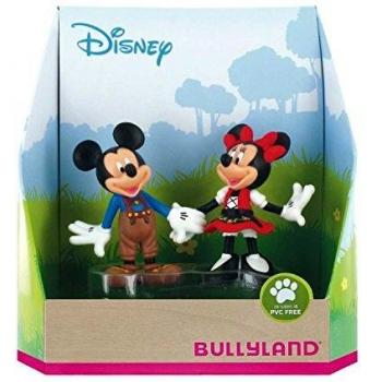Set di figure dipinte a mano Mickey e Minnie