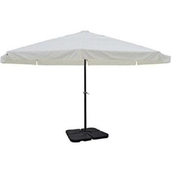 Aluminium Garden Shade with Mobile Base, White – vidaXL