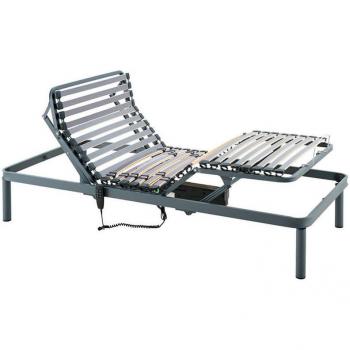 Cama articulada eléctrica con láminas basculantes 150x182 cm
