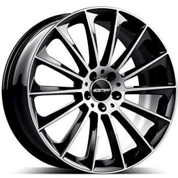 GMP Stellar Alufelge 7,5x17 5x112 ET35 schwarz diamantgeschliffen