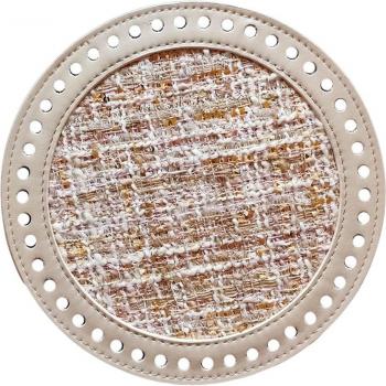 Leather Bottom Pad for Knitting and Crochet Bags