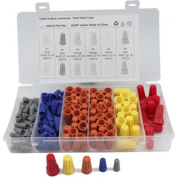 158 PCS Spring Insert Wire Connection Assortment
