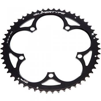 Supertype 135 mm Black Chainring, 9/10S BCD, 54T, Unisex – Miche Campagnolo