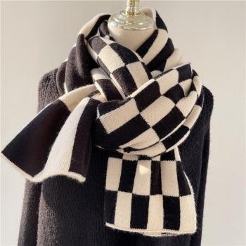 Klein Blue Luxury Wool Scarf