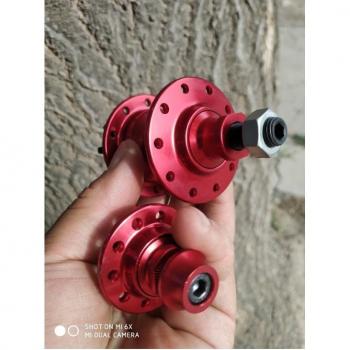 Bujes 20 H para bicicleta plegable BYA412 BMX, 74mm delantero y 85mm trasero