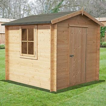 Shire Twin Skin Log Cabin Shed Model Danbury 19mm