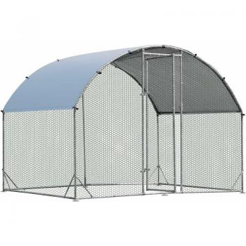 Poulailler Outdoor Metal 190x280 cm avec Couverture Oxford