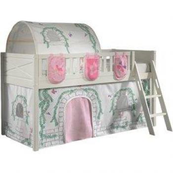 Vipack Hochbett »Scott« (Made in Europe), mit Leiter und Zubehör, 90x200 cm