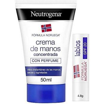 Neutrogena Concentrated Hand Cream 50ml + Lip Balm SPF 20 Set