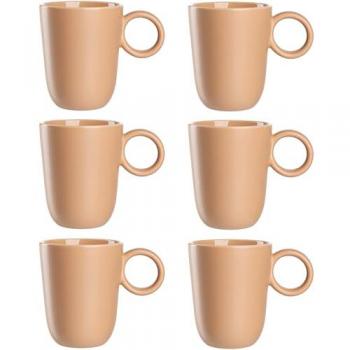 Cuppa da Caffè Leonardo Roma 400 ml – Pack 6 – Arancione