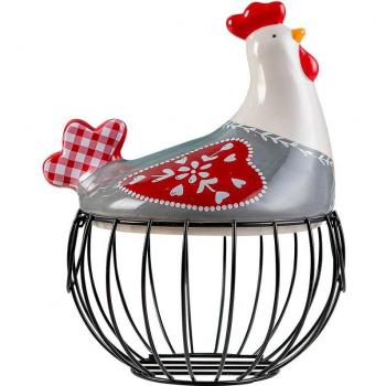 Chicken Design Sugar Bowl